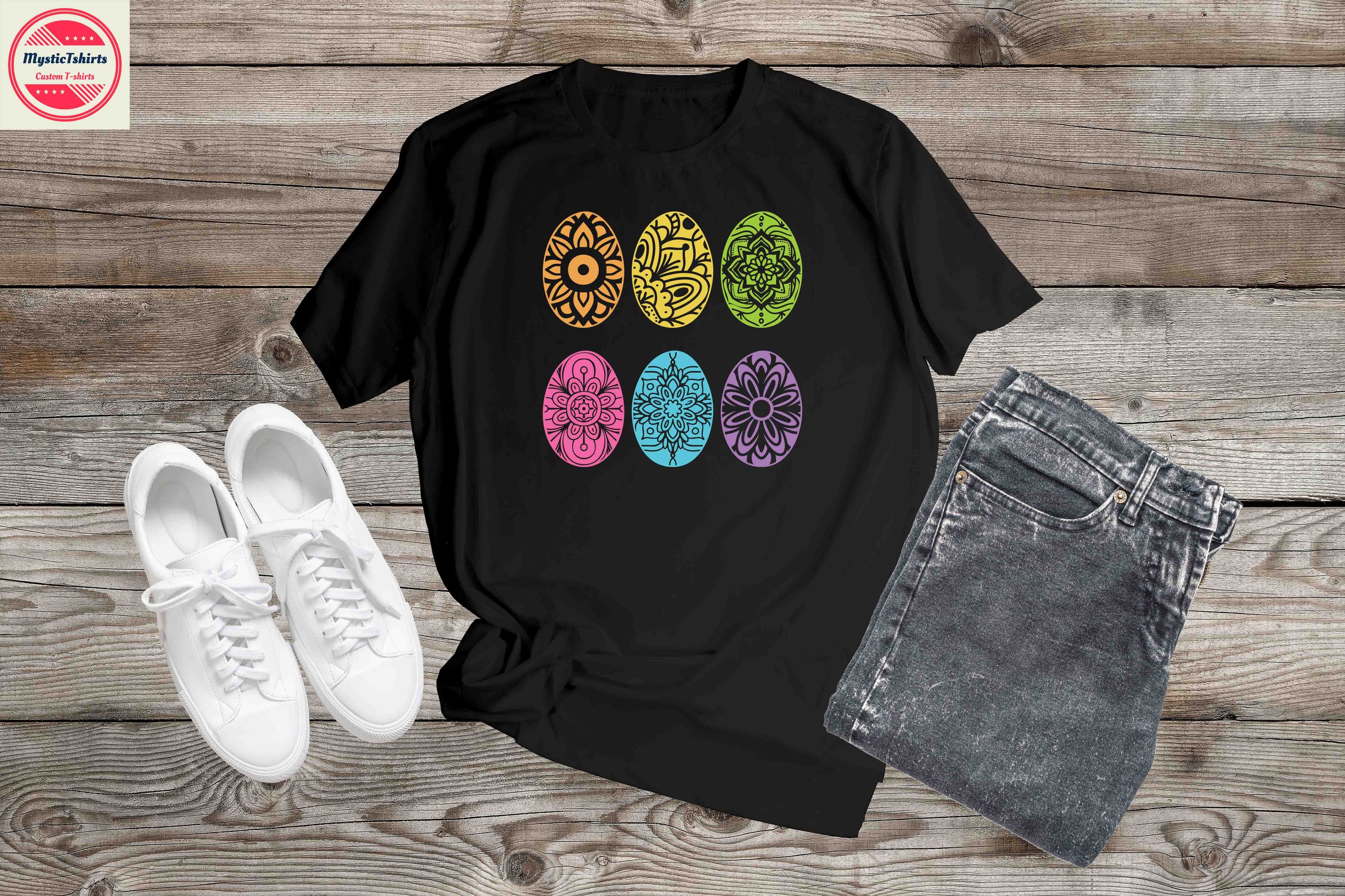 Custom made shirt featuring colorful designs, perfect for various occasions like birthdays and weddings.