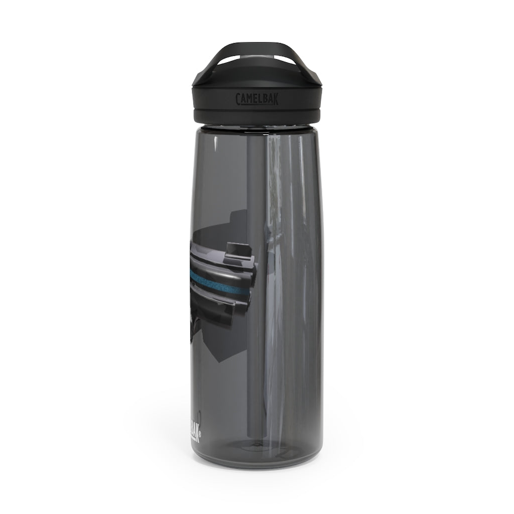 22 Calibur CamelBak Eddy® Water Bottle in 20oz and 25oz sizes, showcasing its durable Tritan™ material and spill-proof design.