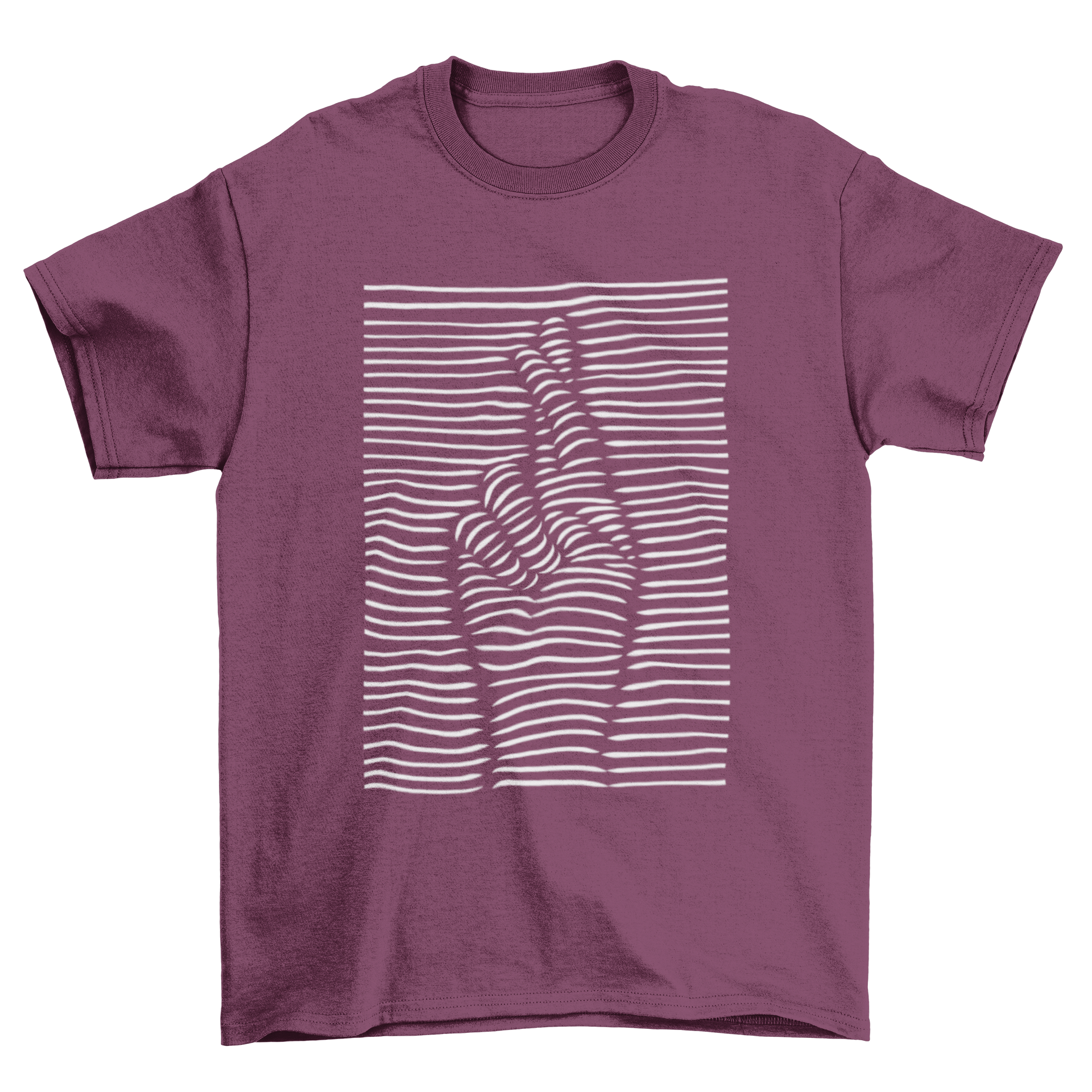 3D Effect T-shirt featuring a hand crossing fingers, showcasing a unique and artistic design.