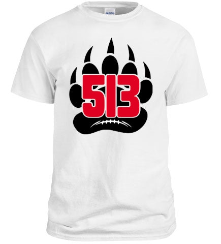 A stylish 513 Bearcats Shirt featuring bold graphics representing the University of Cincinnati Bearcats.