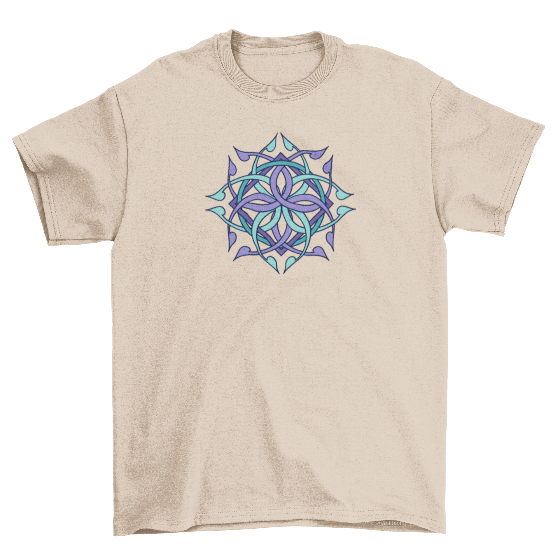 Colorful Abstract Geometric T-shirt with vibrant patterns and unique design.