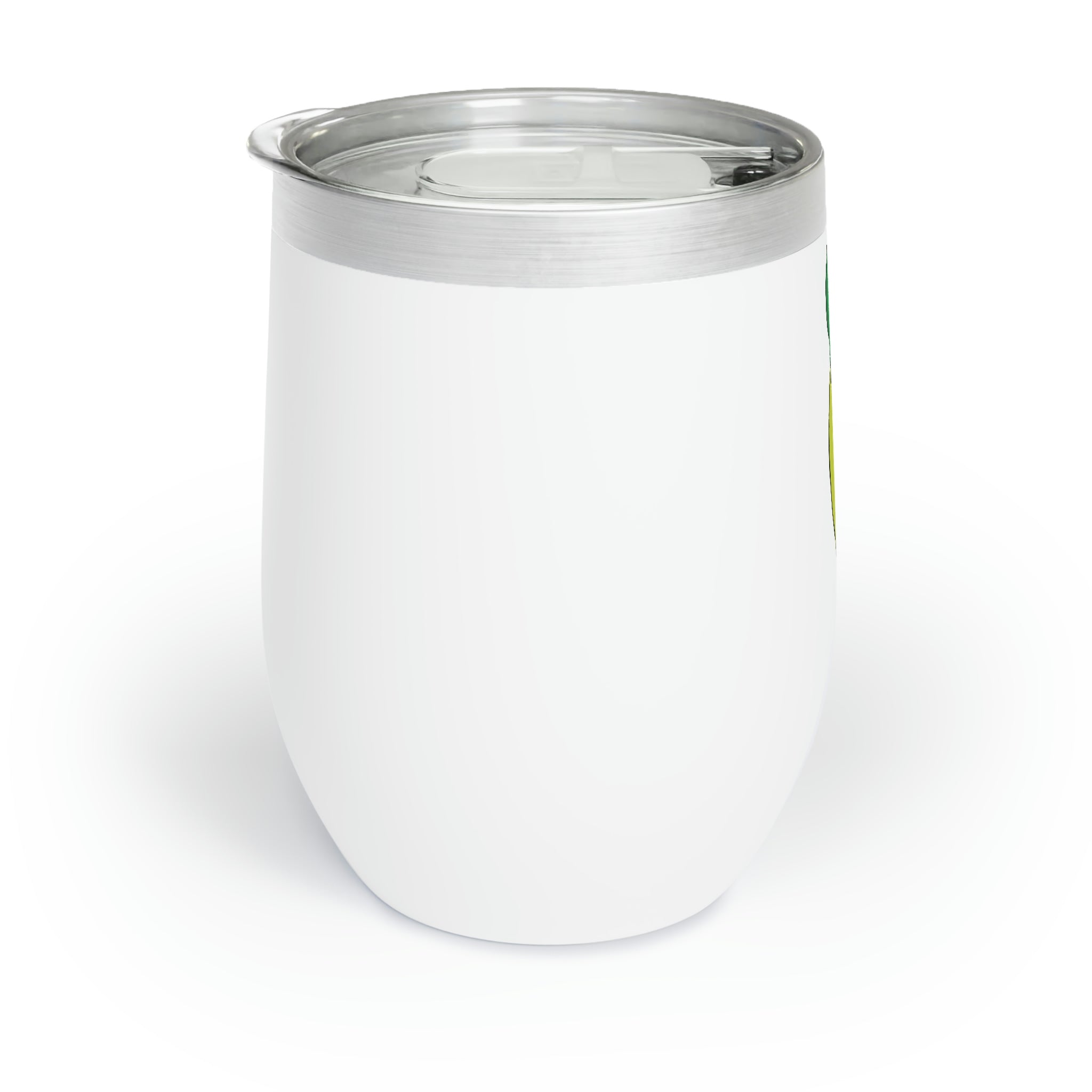 Alpro Chill Wine Tumbler in stainless steel with a sleek stemless design, showcasing its double-insulated walls and customizable surface.