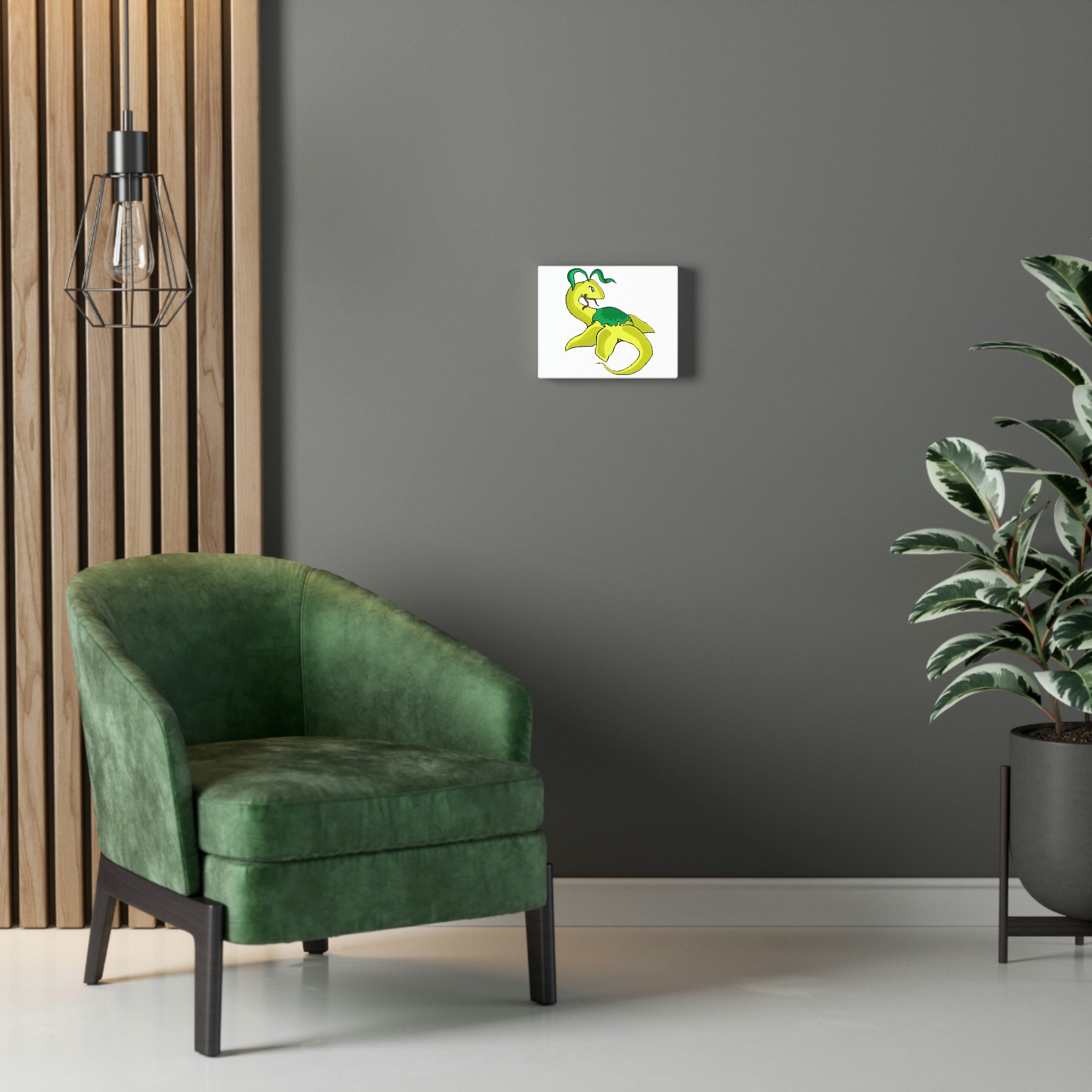 Alpro Stretched Canvas featuring vibrant colors and high-quality print on a wooden frame, ideal for indoor decoration.