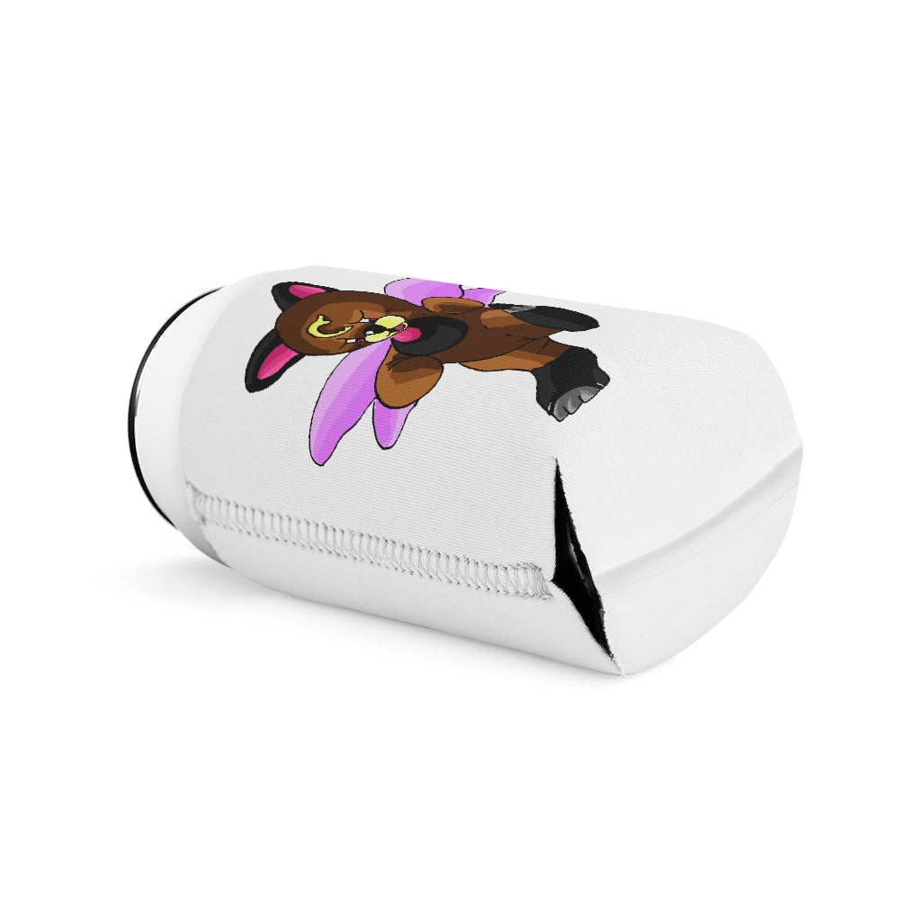 Angebear Can Cooler Sleeve made of durable neoprene, designed to fit standard 12 oz cans, featuring a customizable design.