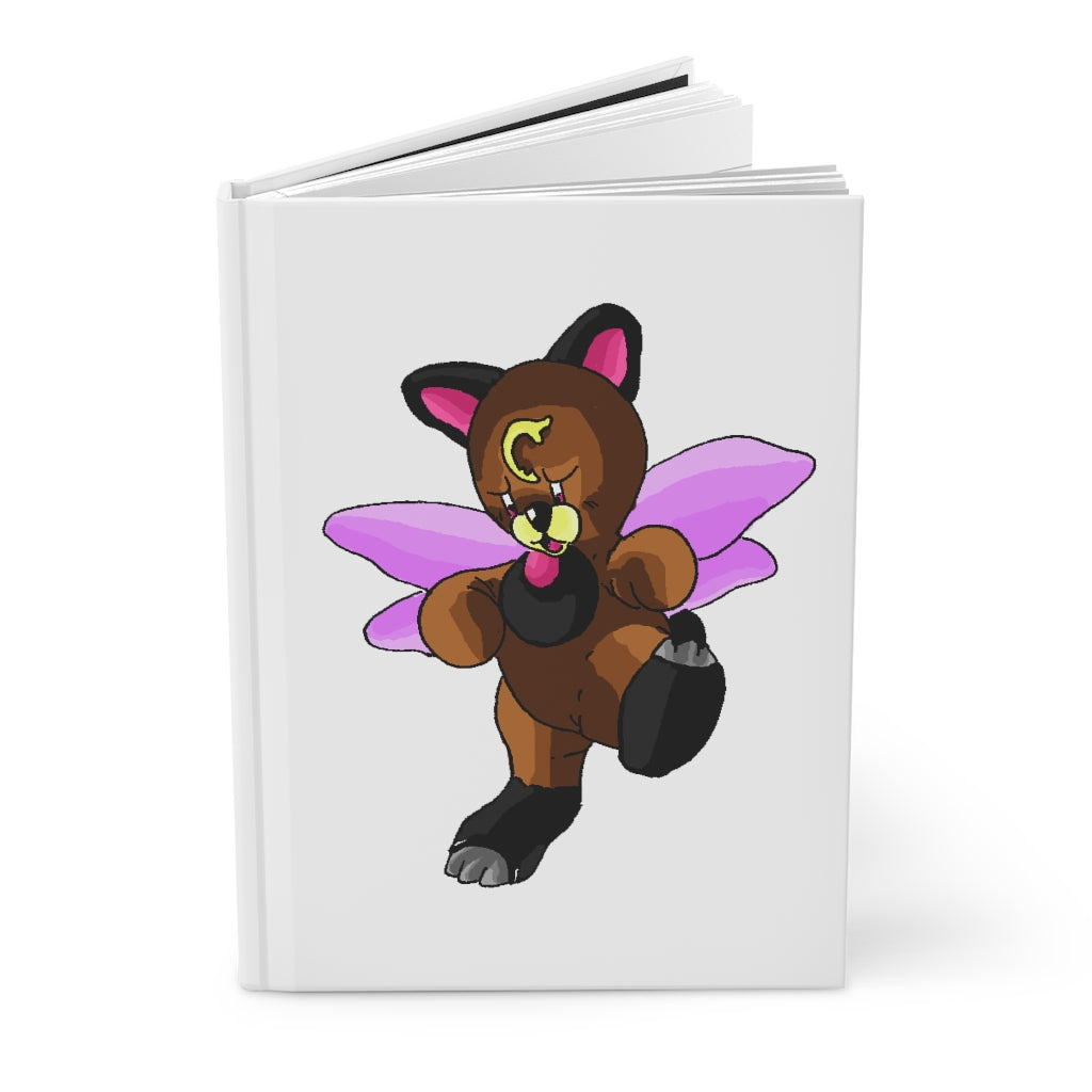 Angebear Hardcover Journal Matte with customizable cover, showcasing a sleek design and lined pages.