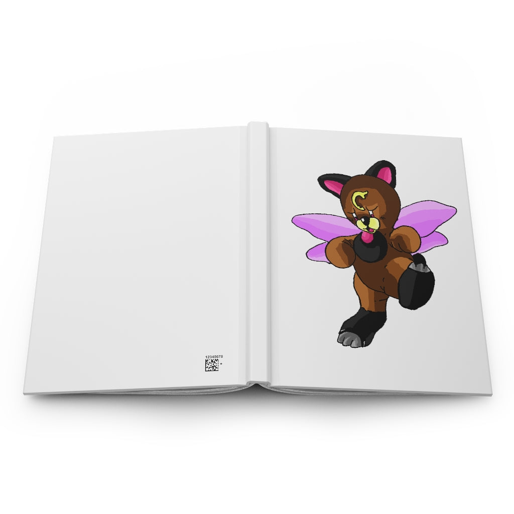 Angebear Hardcover Journal Matte with customizable cover, showcasing a sleek design and lined pages.