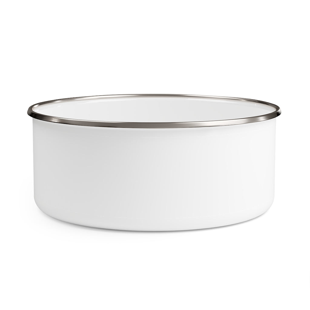 Angeburdum Enamel Bowl made of stainless steel with a translucent lid, showcasing a stylish hipster chic design.