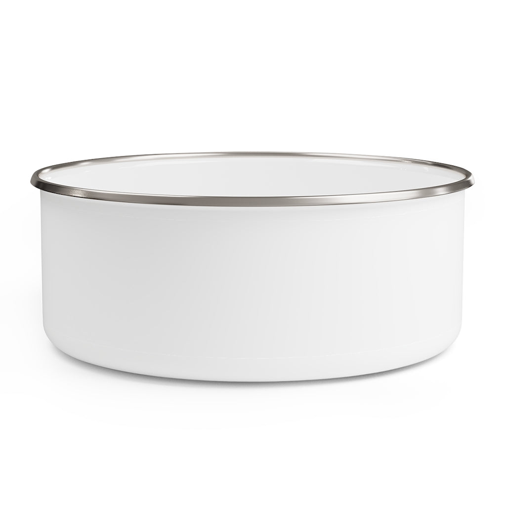 Angeburdum Enamel Bowl made of stainless steel with a translucent lid, showcasing a stylish hipster chic design.