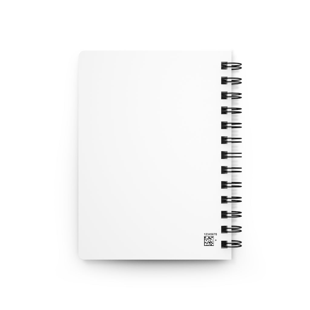 Angetapir Spiral Bound Journal with glossy laminated cover and lined pages, showcasing its stylish design and durability.