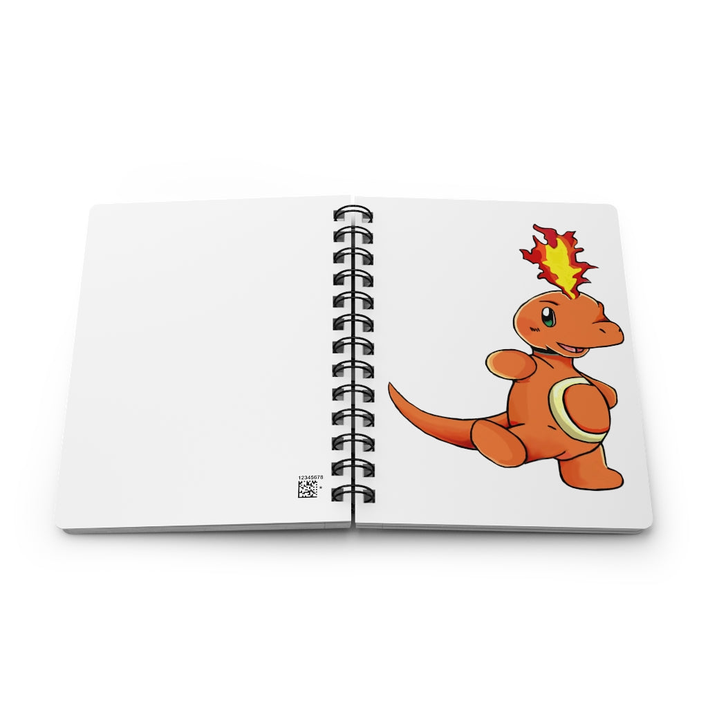 Angetapir Spiral Bound Journal with glossy laminated cover and lined pages, showcasing its stylish design and durability.