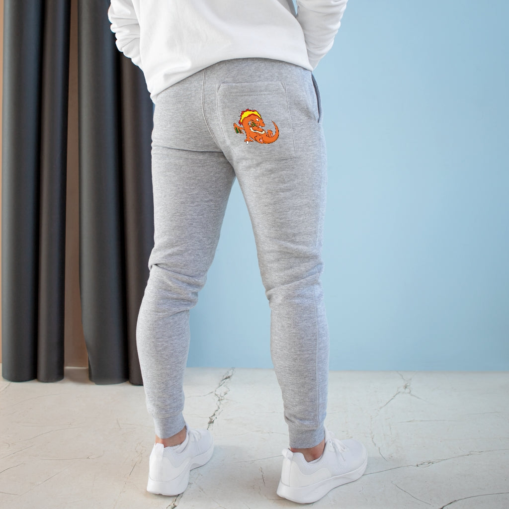 Angetir Premium Fleece Joggers showcasing soft fleece fabric, customizable back pocket, and side pockets.