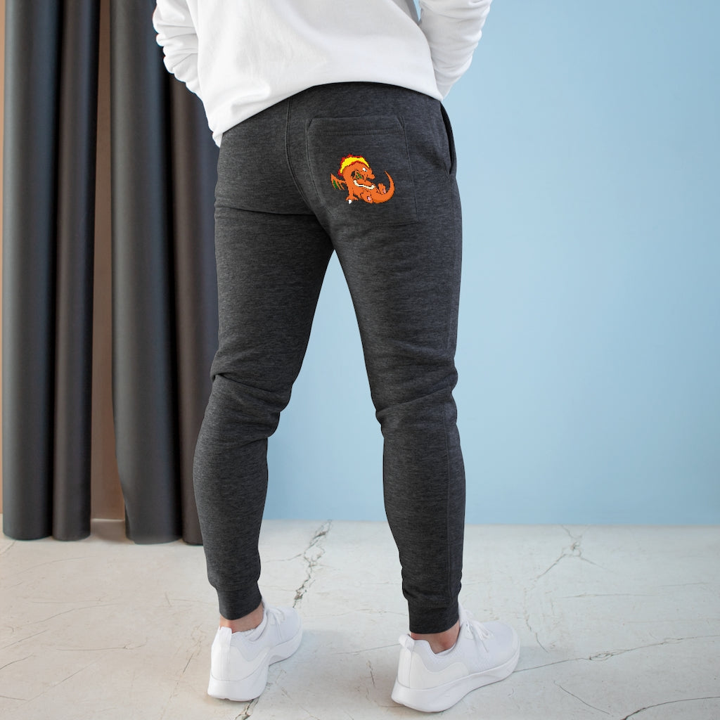 Angetir Premium Fleece Joggers showcasing soft fleece fabric, customizable back pocket, and side pockets.