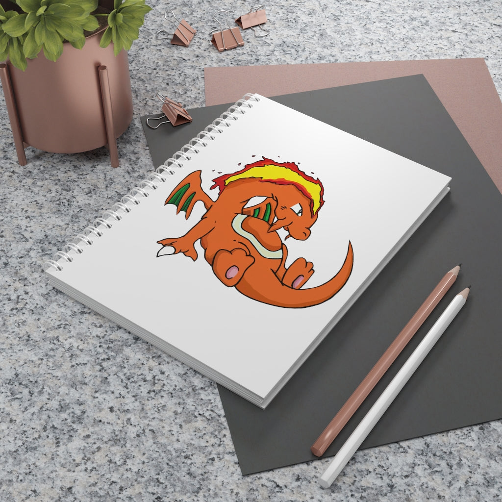 Angetir Spiral Notebook with customizable covers and wide-ruled pages, featuring a semi-gloss laminated finish.