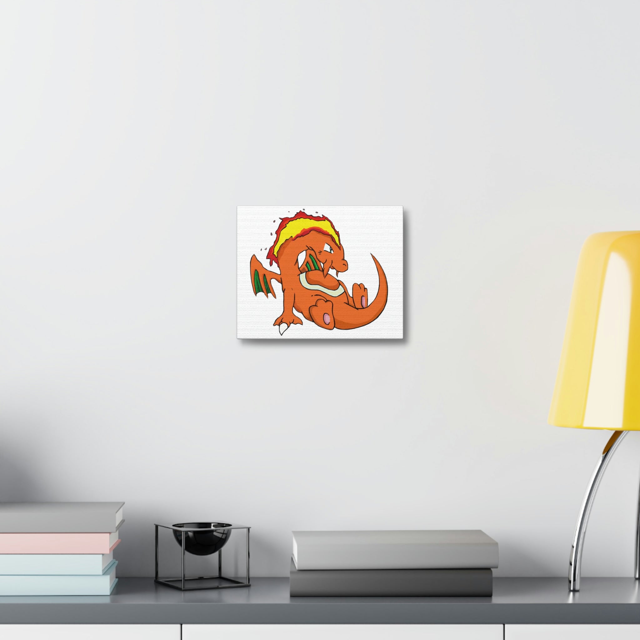 Angetir Stretched Canvas featuring vibrant artwork stretched over a sturdy wooden frame, ideal for indoor decoration.