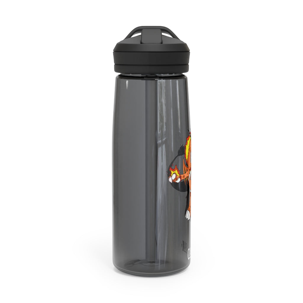 Angetiron CamelBak Eddy® Water Bottle in 20oz and 25oz sizes, showcasing its robust Tritan™ material and spill-proof design.