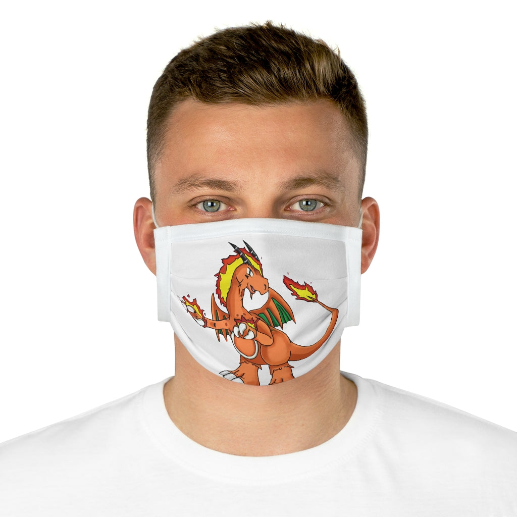 Angetiron Cotton Face Mask featuring unique motifs and adjustable earloops, made from 100% cotton for comfort and style.