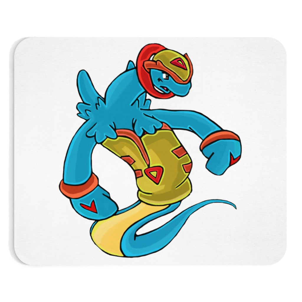 Aqrine Mouse Pad featuring a vibrant full print design on a smooth neoprene surface, ideal for enhancing workspace aesthetics.