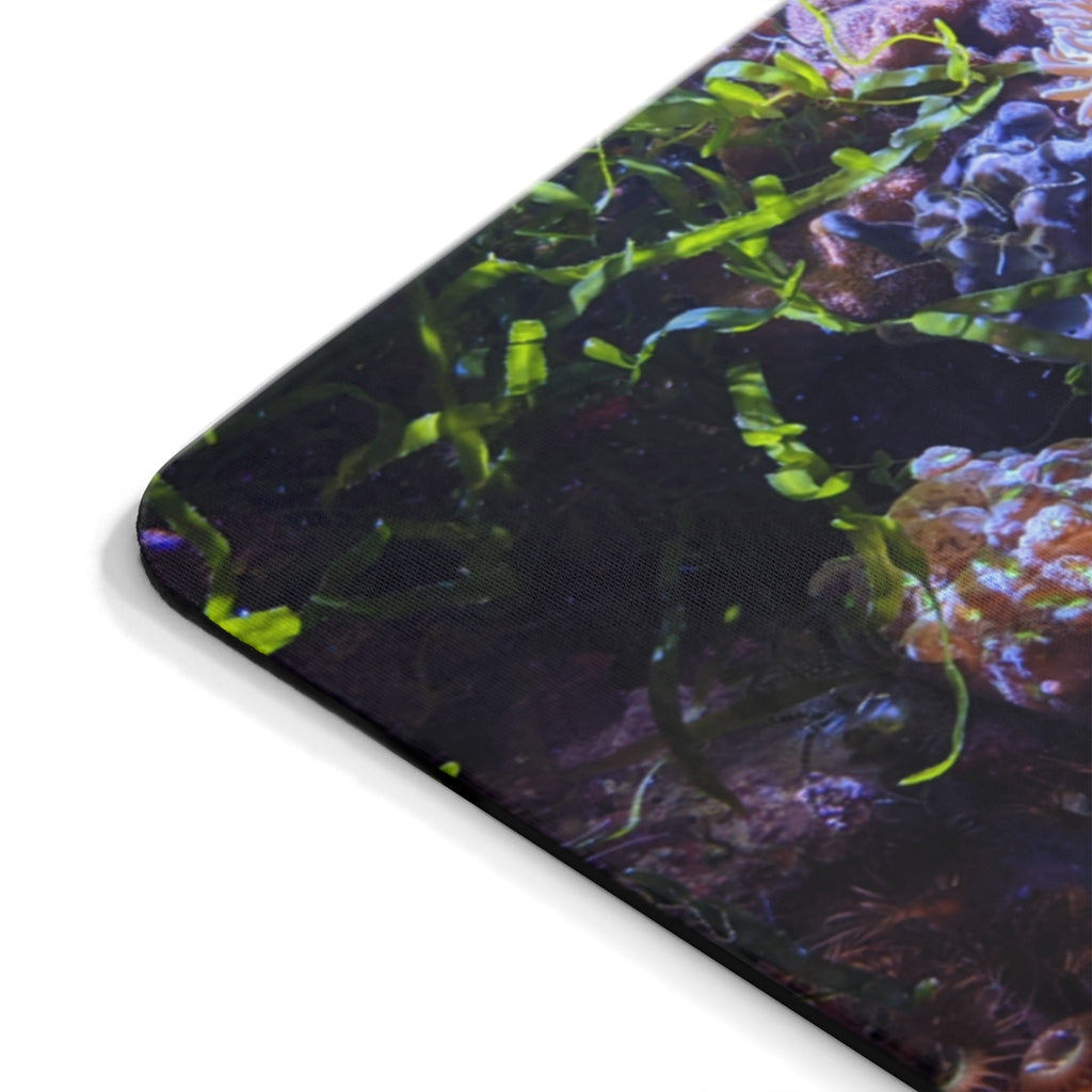 Aquarium Mouse Pad featuring vibrant aquatic design and non-slip surface, perfect for enhancing desk decor.