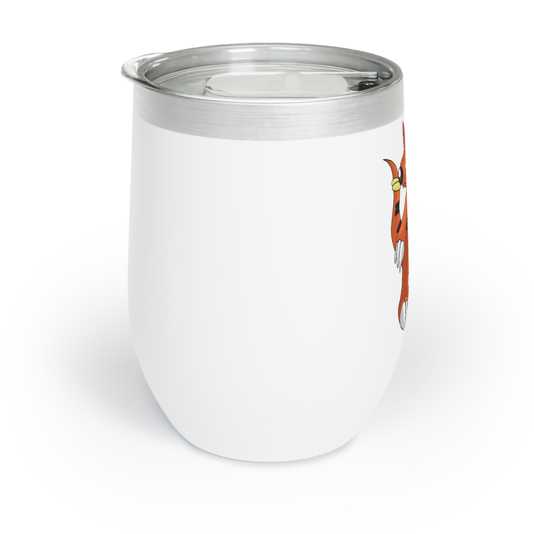 Arcadash Chill Wine Tumbler in stainless steel with a customizable design, perfect for keeping beverages at the ideal temperature.