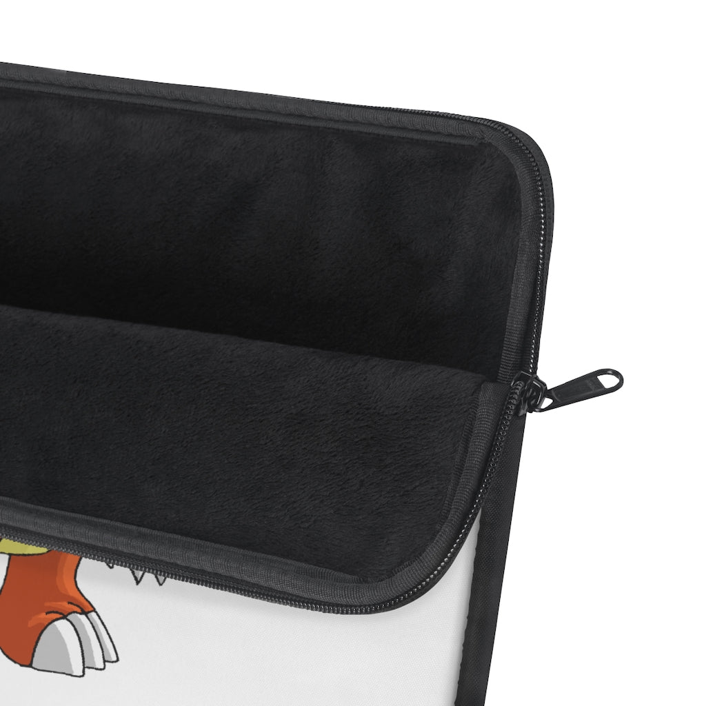 Arcadash Laptop Sleeve featuring a stylish design with a printed front and black backside, perfect for protecting laptops.