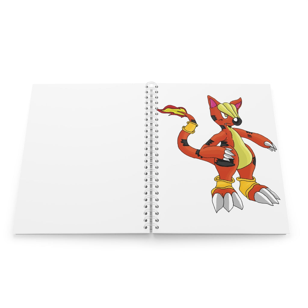 Arcadash Spiral Notebook featuring customizable covers and wide-ruled pages, perfect for journaling and note-taking.