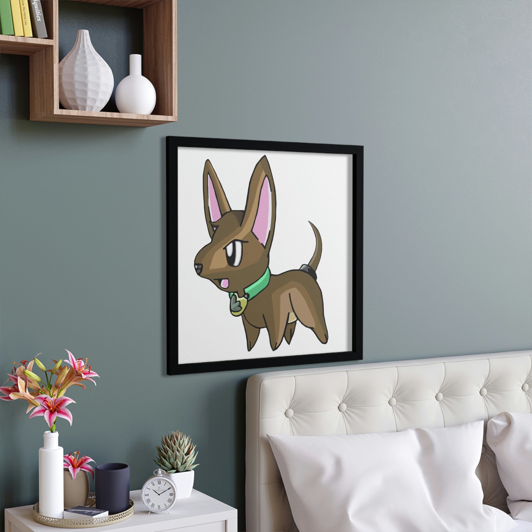 Arctic Framed Poster featuring a hand-crafted wooden frame and customizable design, perfect for home decor.