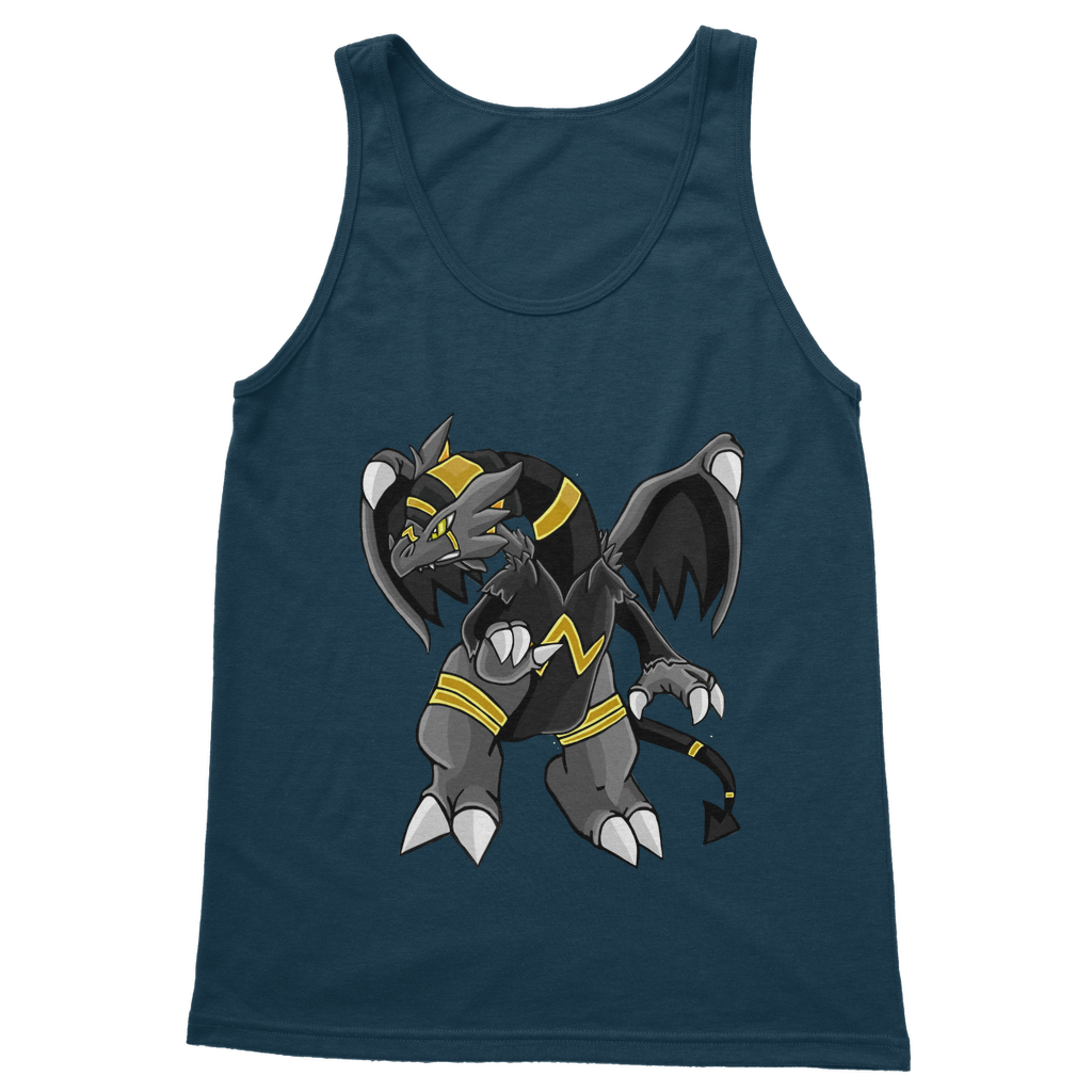 Argon Classic Adult Vest Top in various colors, showcasing its unisex design and soft cotton fabric.