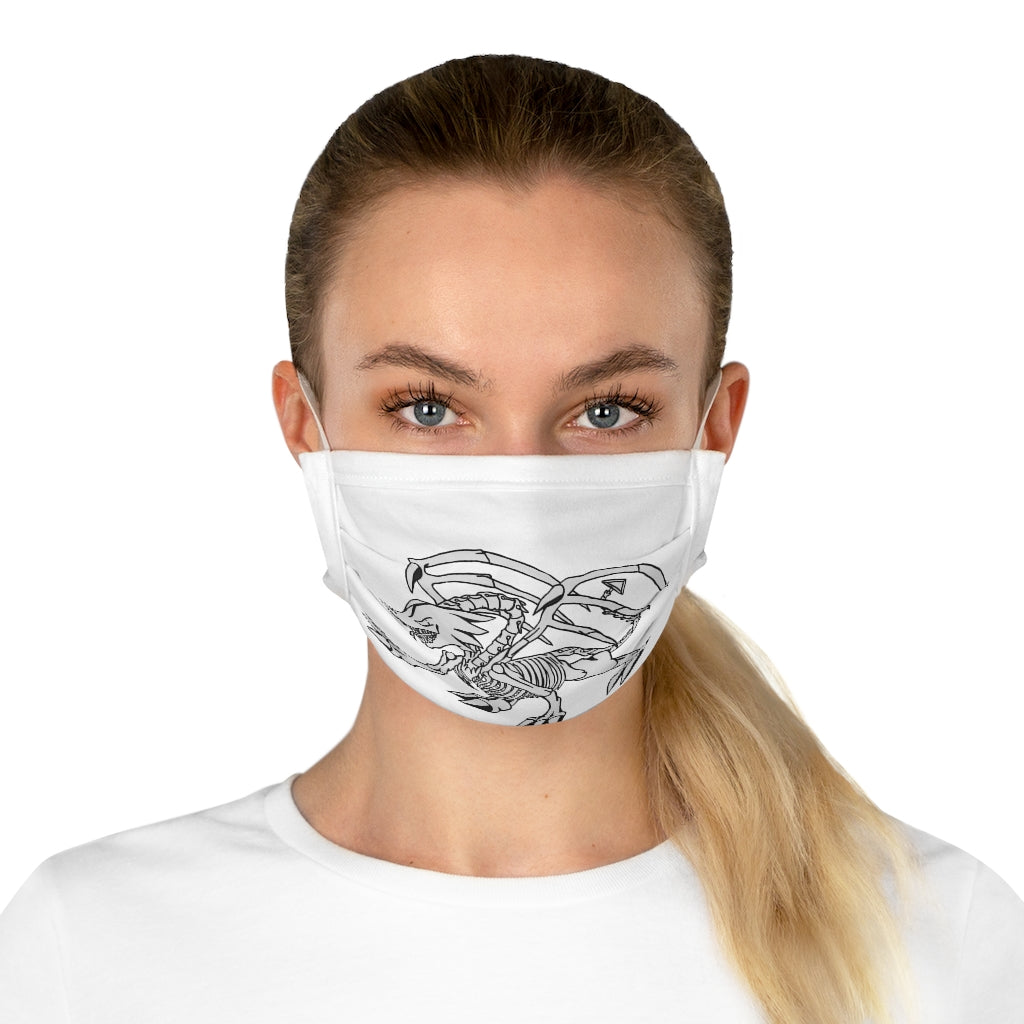 Argon Cotton Face Mask featuring colorful motifs and adjustable earloops, made from 100% cotton for comfort and style.