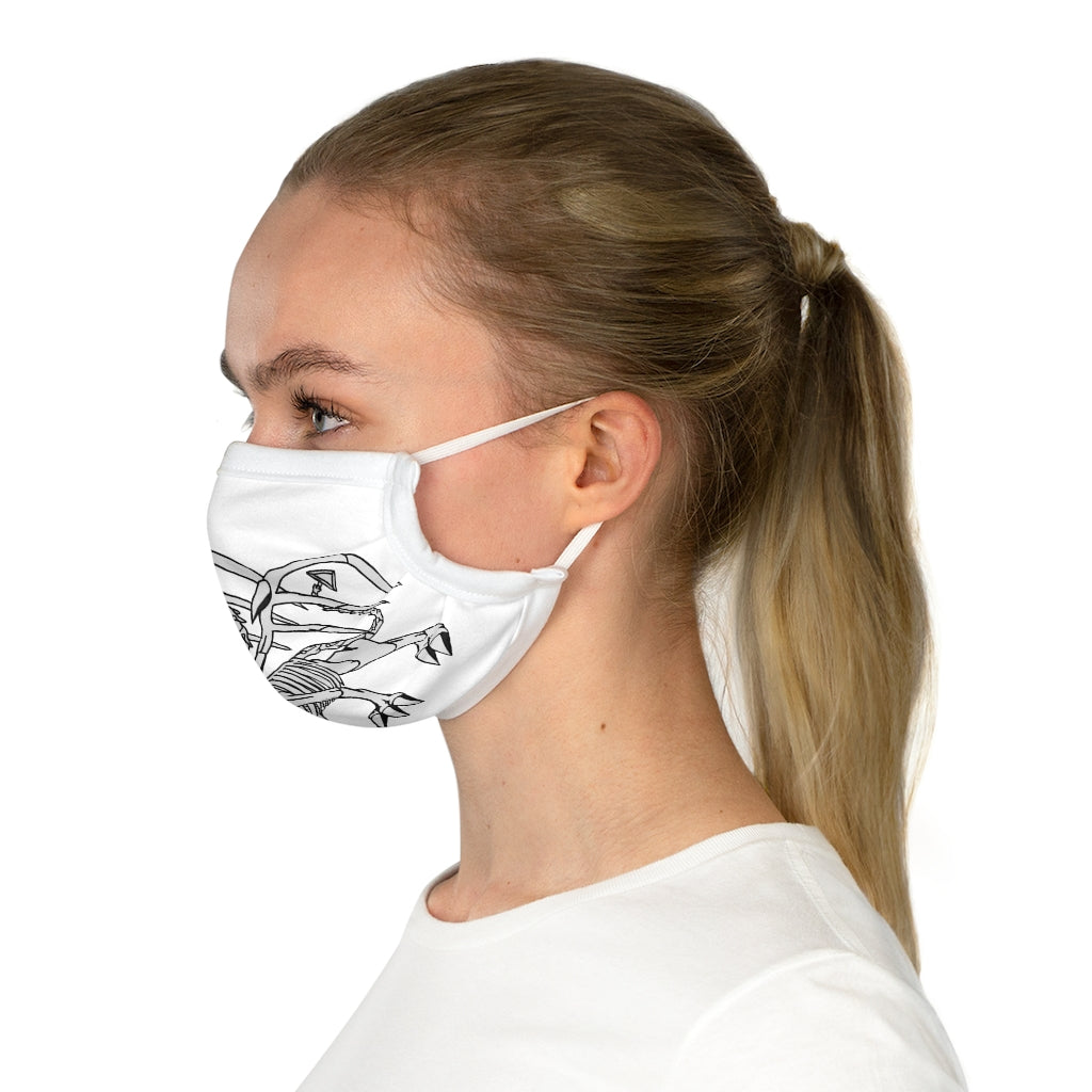 Argon Cotton Face Mask featuring colorful motifs and adjustable earloops, made from 100% cotton for comfort and style.