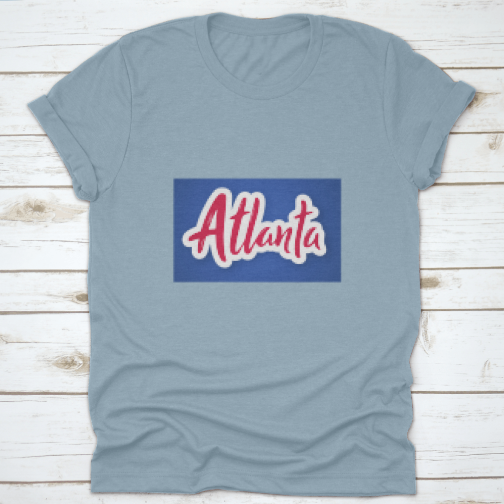 Atlanta sticker featuring the handwritten name of the city, designed for personalizing items.