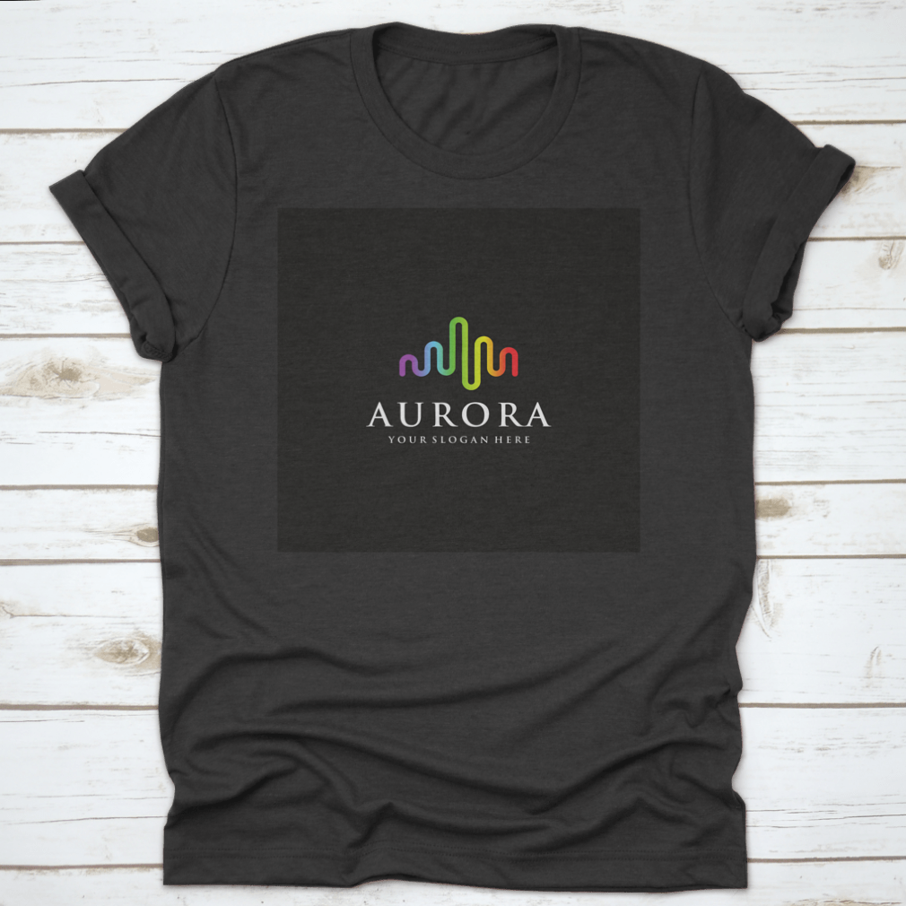 A stylish vacation shirt featuring the Aurora Borealis design, made from soft cotton fabric, perfect for casual outings.