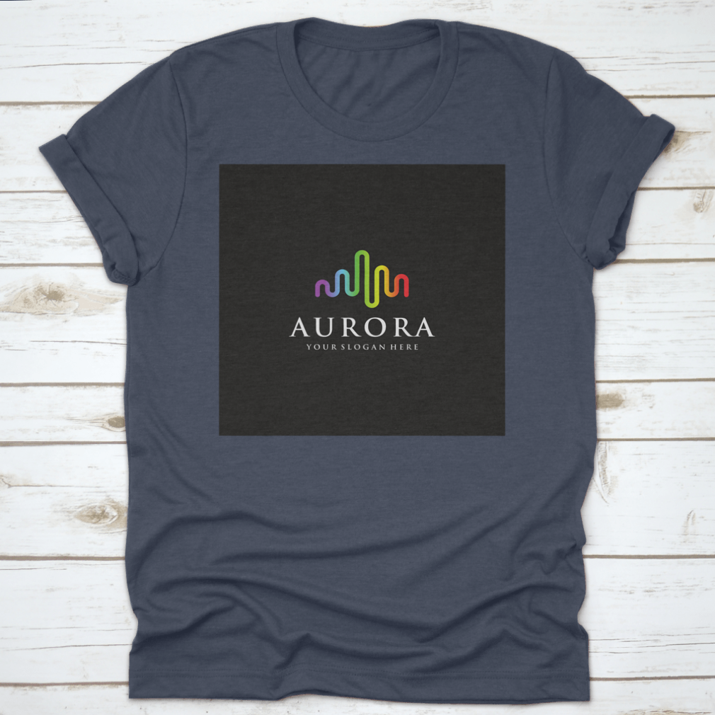 A stylish vacation shirt featuring the Aurora Borealis design, made from soft cotton fabric, perfect for casual outings.