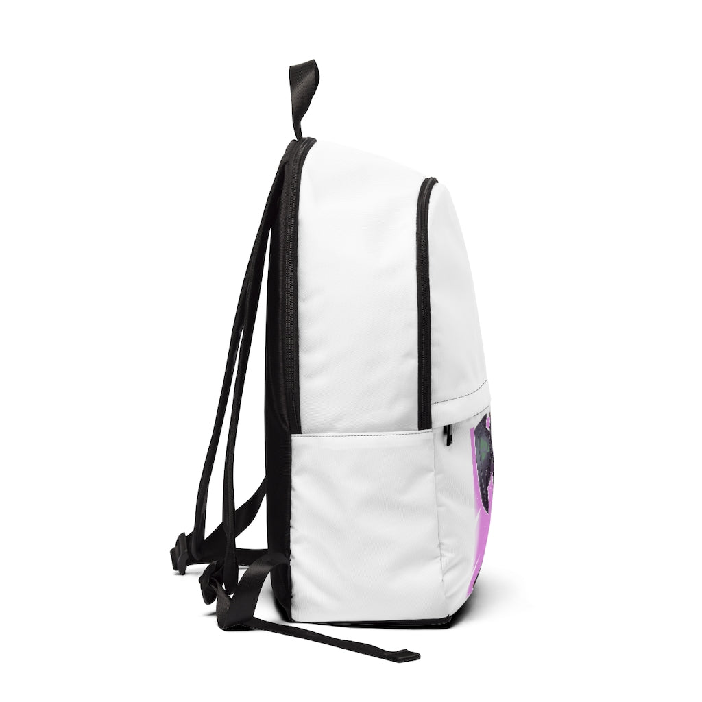 Axe Unisex Fabric Backpack in soft nylon, featuring adjustable straps and a padded back panel, perfect for school and outdoor use.