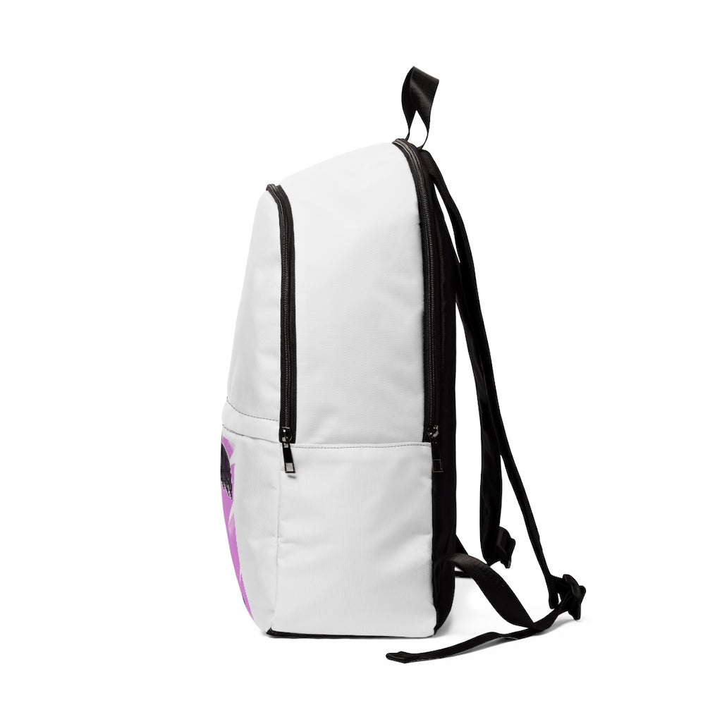 Axe Unisex Fabric Backpack in soft nylon, featuring adjustable straps and a padded back panel, perfect for school and outdoor use.