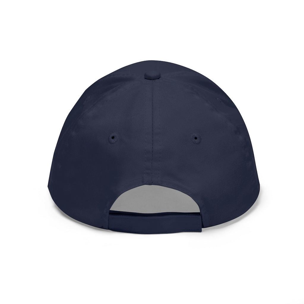 Axe Unisex Twill Hat featuring a classic 6-panel design in durable cotton twill, adjustable Velcro closure for a comfortable fit.