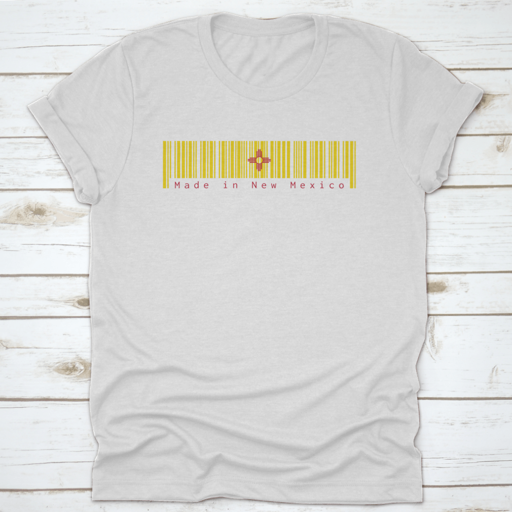 Barcode Set featuring the vibrant red and yellow colors of the New Mexico flag, made from soft cotton fabric.