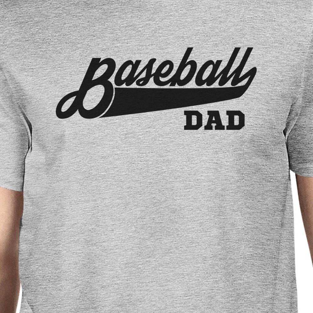 Baseball Dad Men's Short Sleeve Tee featuring a unique graphic design, made from 100% ring spun cotton for comfort.