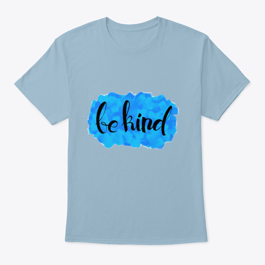 Be Kind Watercolor Design T-Shirt featuring a colorful watercolor print on a soft cotton fabric.