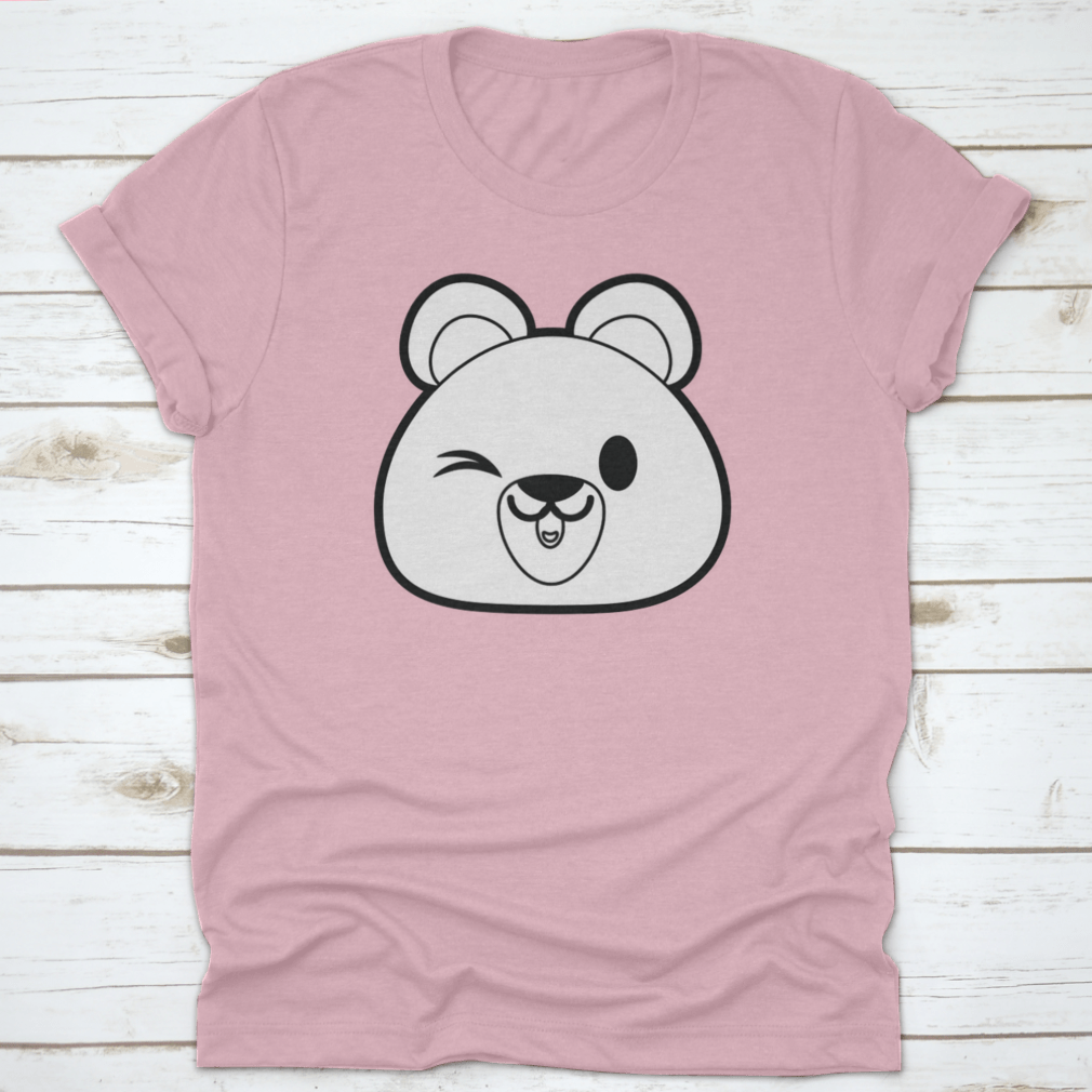 A stylish Bear Design Gift Shirt featuring a vector illustration, made from 100% cotton, perfect for family and friends.