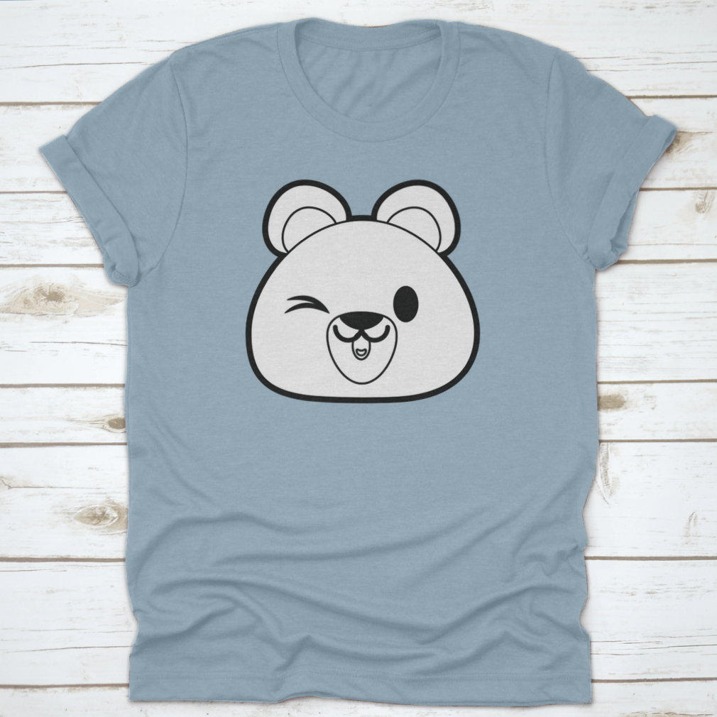 A stylish Bear Design Gift Shirt featuring a vector illustration, made from 100% cotton, perfect for family and friends.