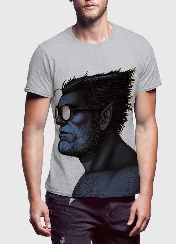 A stylish Beast Portrait T-Shirt featuring a unique artistic design, made from soft 100% cotton fabric.