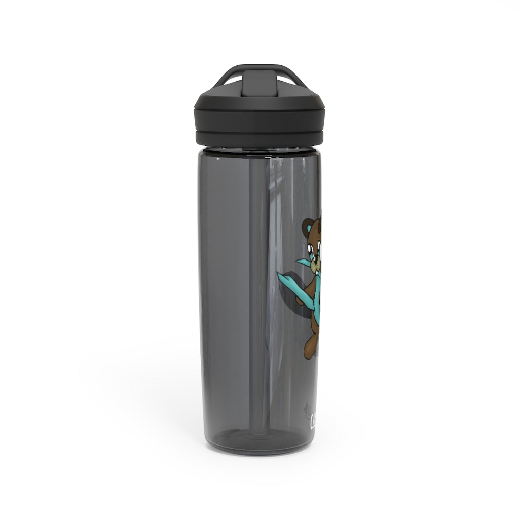 Beatrice CamelBak Eddy® Water Bottle in 20oz and 25oz sizes, showcasing its durable Tritan™ material and spill-proof biting valve.