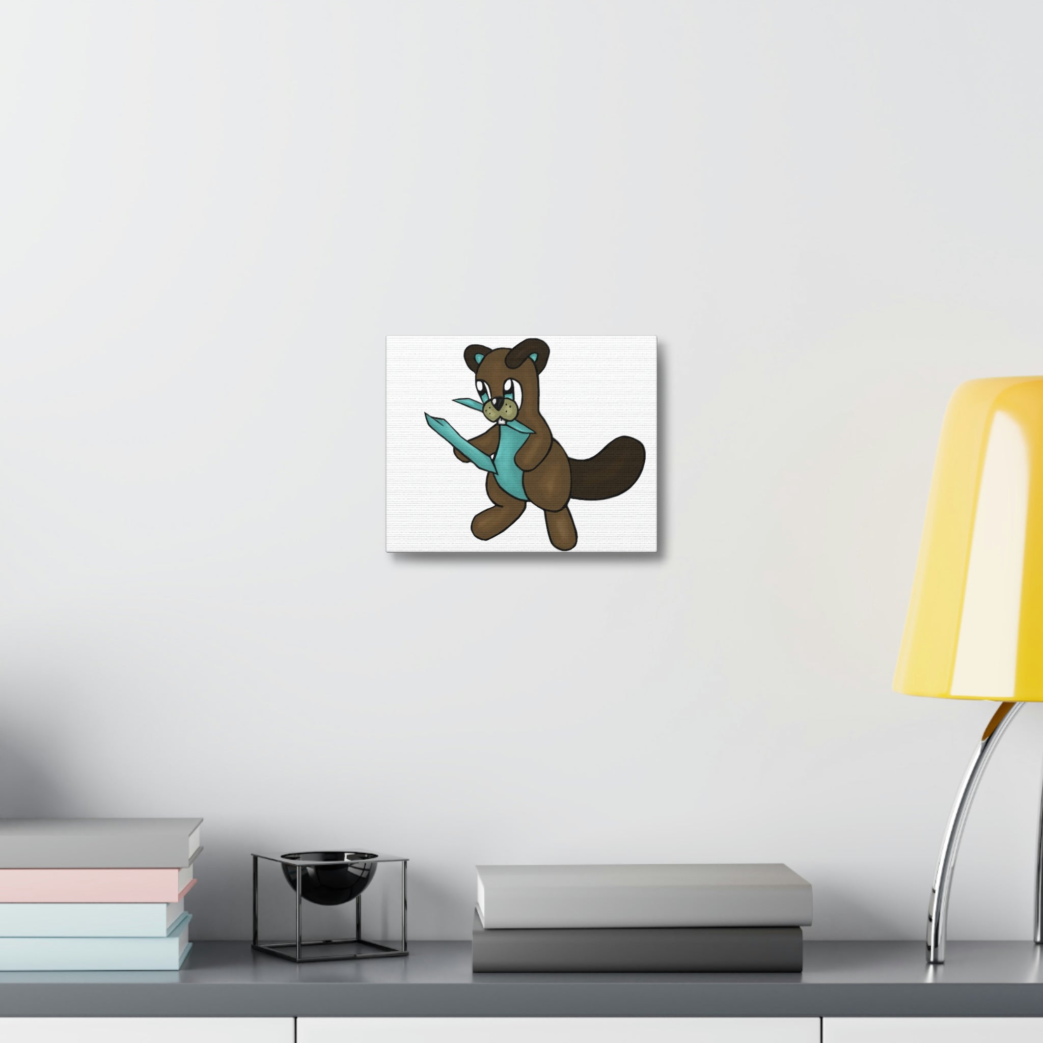 Beatrice Stretched Canvas featuring vibrant artwork on a durable wooden frame, perfect for indoor decoration.