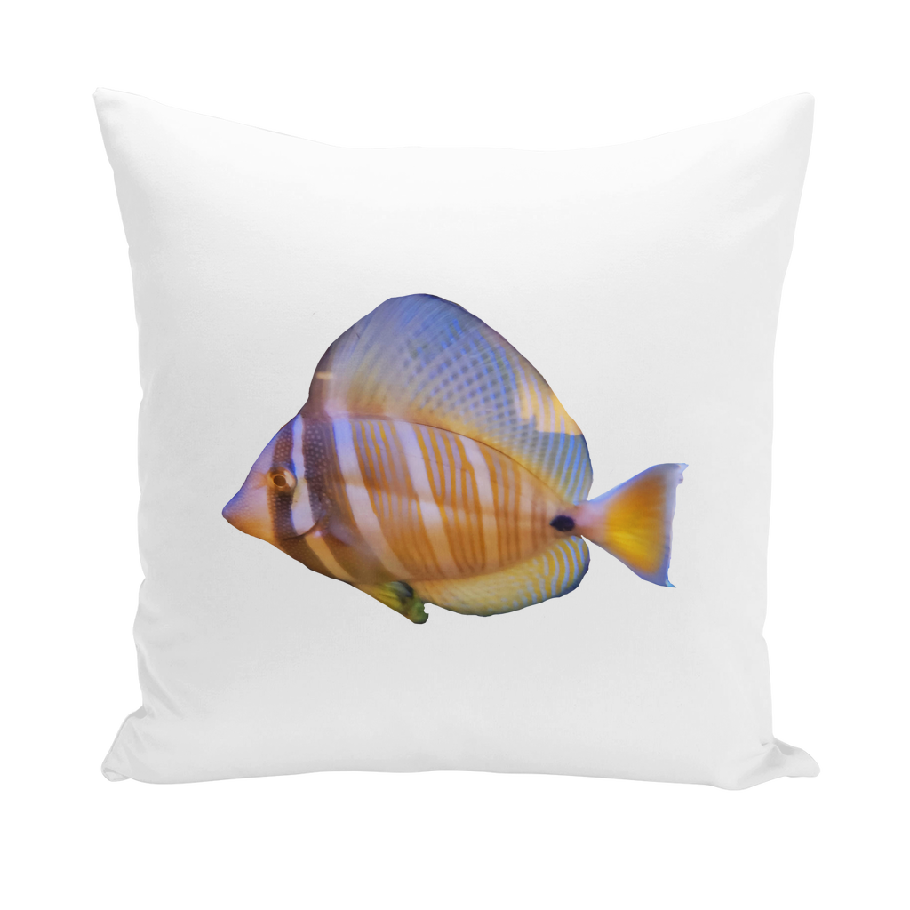 Beautiful colored fish throw pillows in various styles, showcasing vibrant designs and soft textures, perfect for home decor.