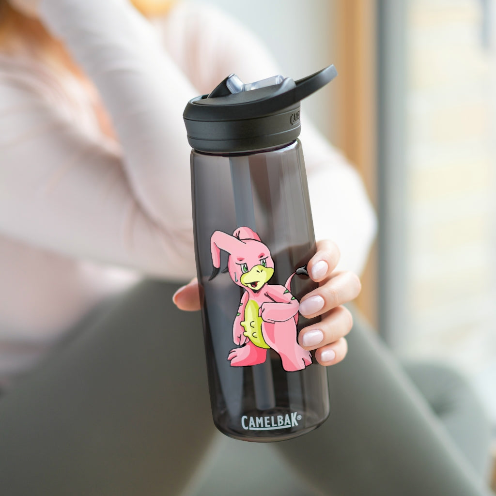 Bebow CamelBak Eddy® Water Bottle in 20oz and 25oz sizes, showcasing its durable Tritan™ material and personalized design.