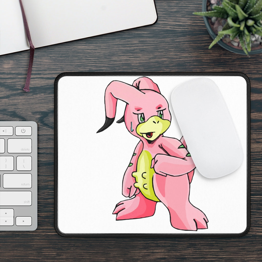 Bebow Gaming Mouse Pad featuring vibrant custom designs and stitched edges, measuring 9x7 inches.