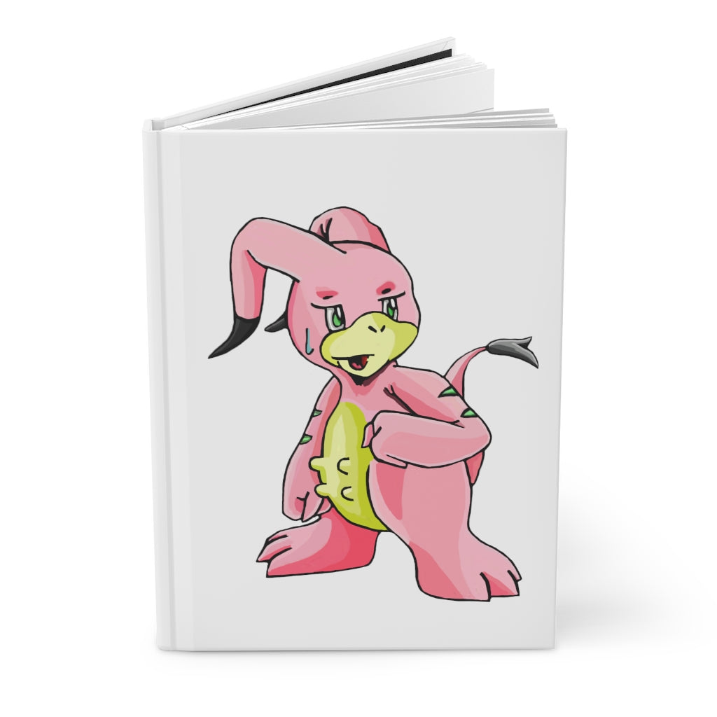 Bebow Hardcover Journal Matte with customizable cover and lined pages, showcasing a stylish design.