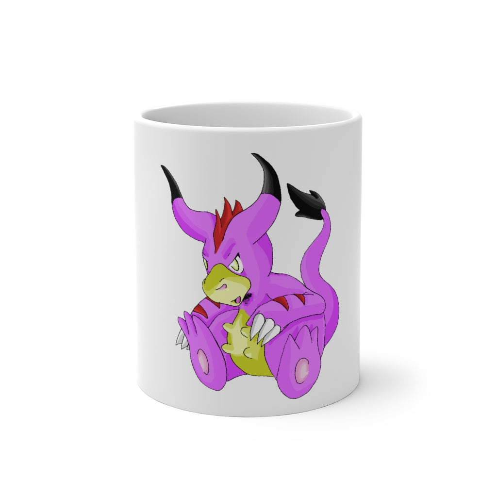 Beboxu Color Changing Mug showcasing its vibrant color transformation when filled with hot liquid.