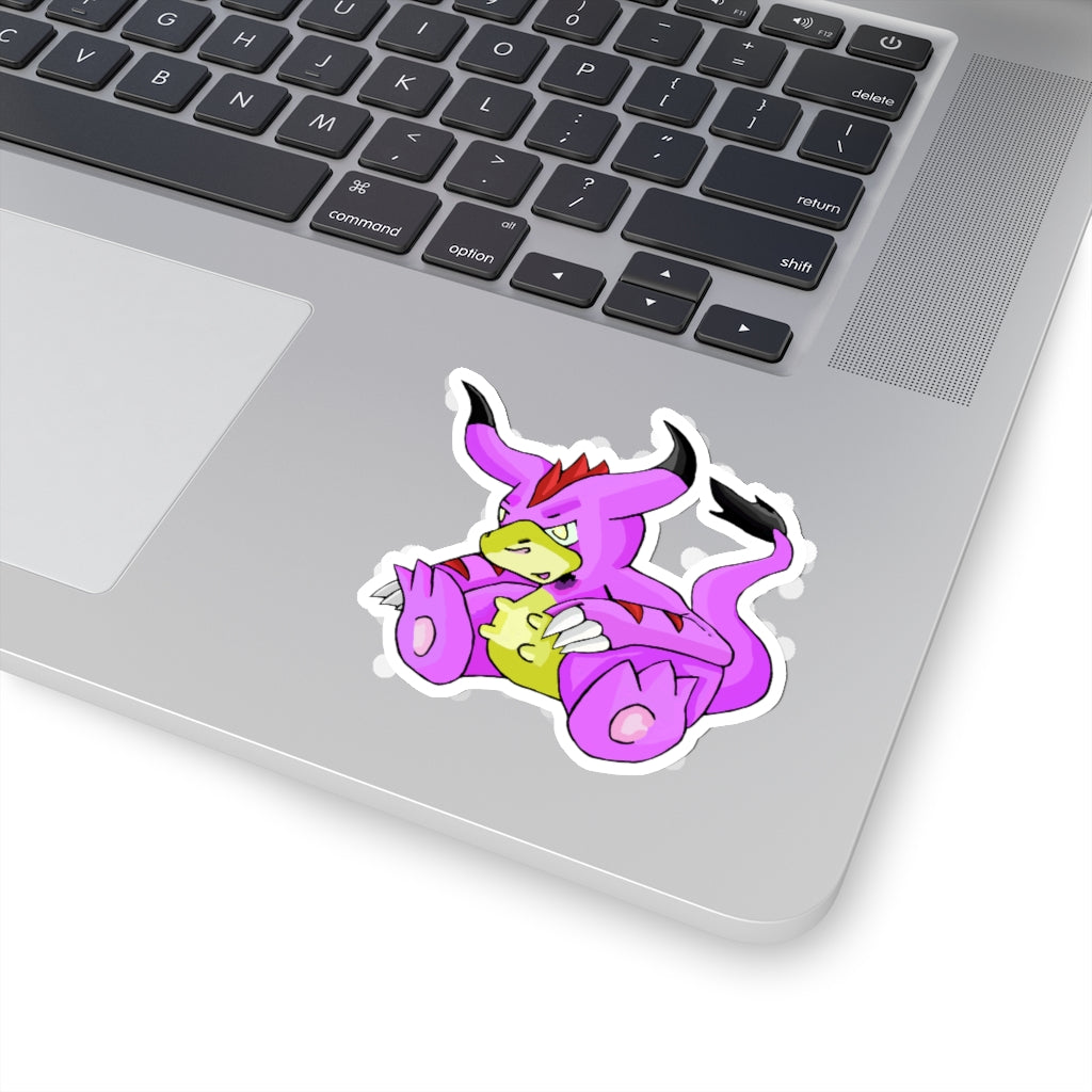 Beboxu Kiss-Cut Stickers showcasing various custom shapes and sizes on a white background, ideal for indoor use.