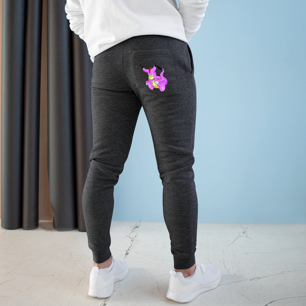 Beboxu Premium Fleece Joggers in a stylish design, featuring two side pockets and a customizable back pocket, made from soft fleece material.